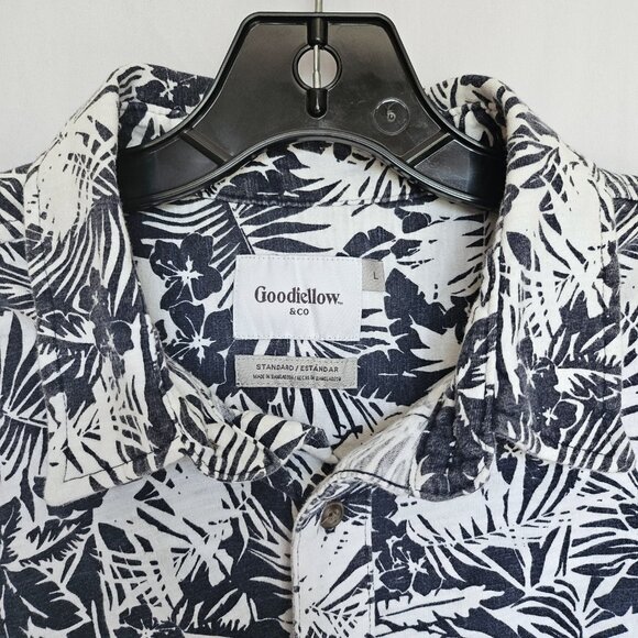 Goodfellow & Co Tropical Hawaiian Men's Shirt, Size L - Picture 3 of 8